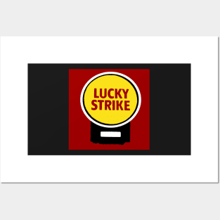 LUCKY STRIKE VINTAGE SIGN Posters and Art